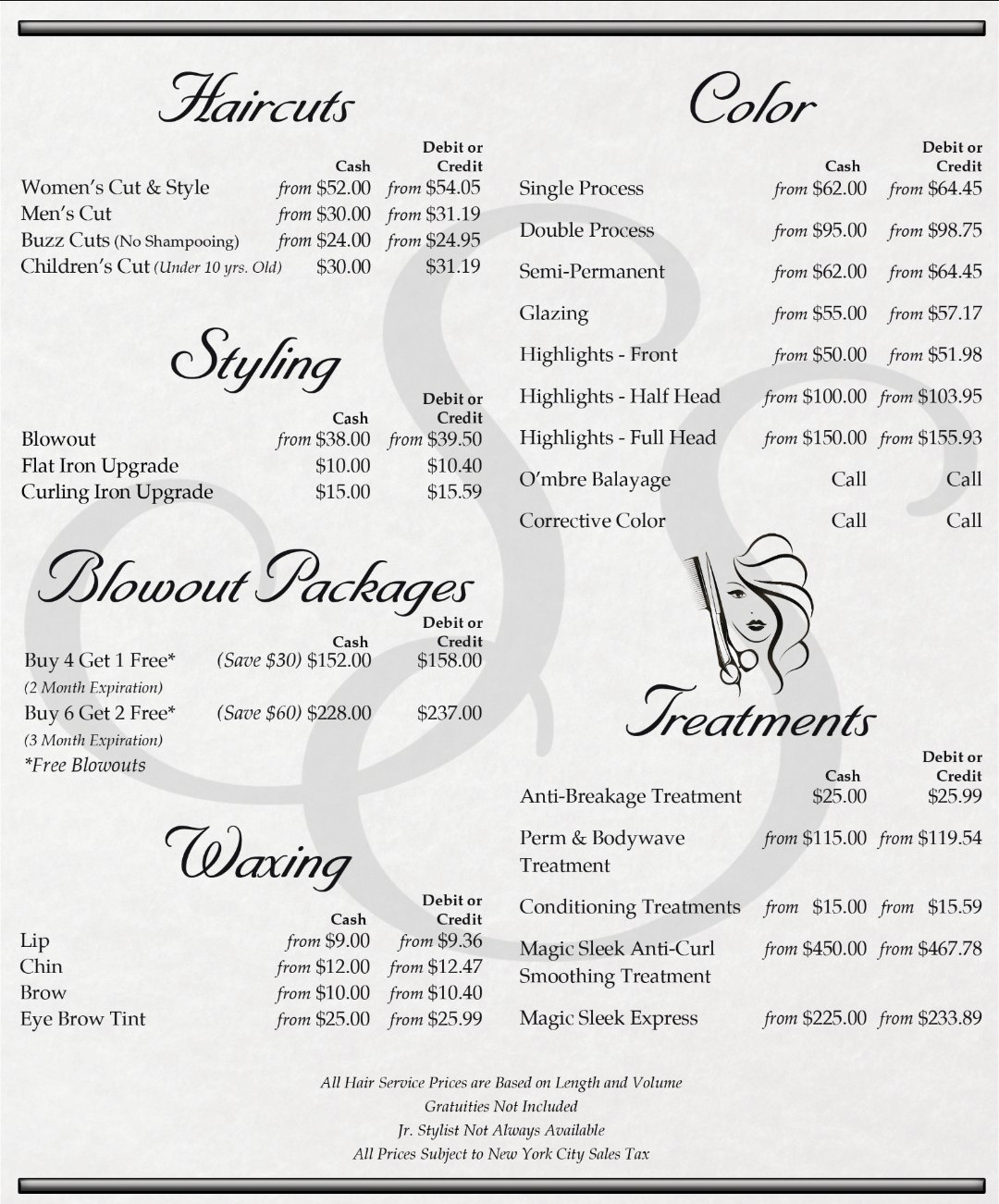 sogno menu inside 26